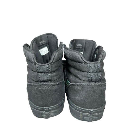 Vans Women’s Shoes Size 8 Ward Iridescent Black SK8 Hi Top Sneakers Skater EUC - Picture 2 of 7